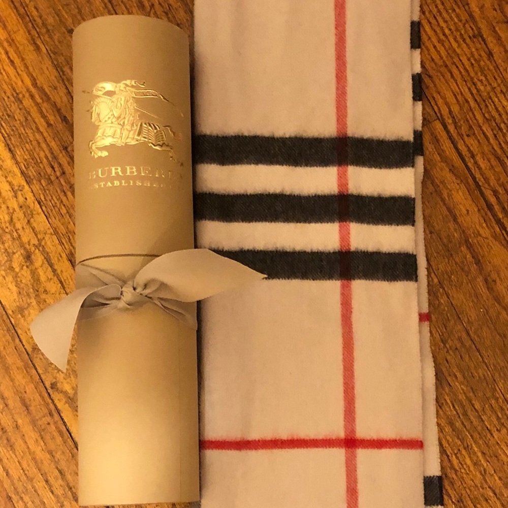 Authentic Burberry Scarf.  100% Cashmere.
